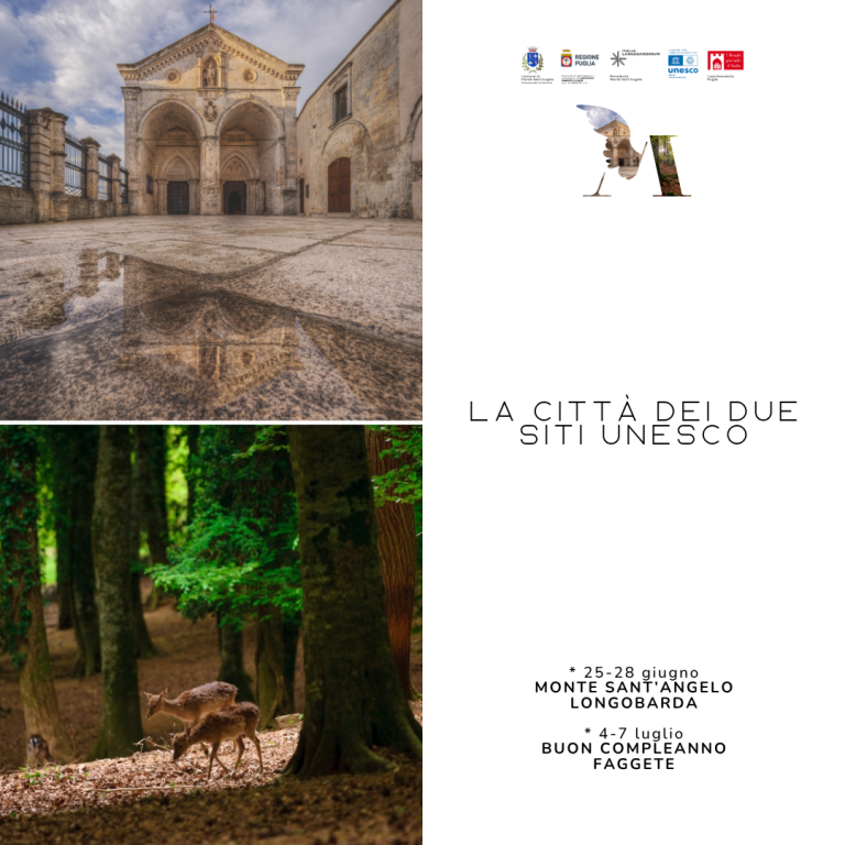 Dal 25 giugno al 7 luglio 2025 Monte Sant’Angelo celebra i suoi due riconoscimenti UNESCO